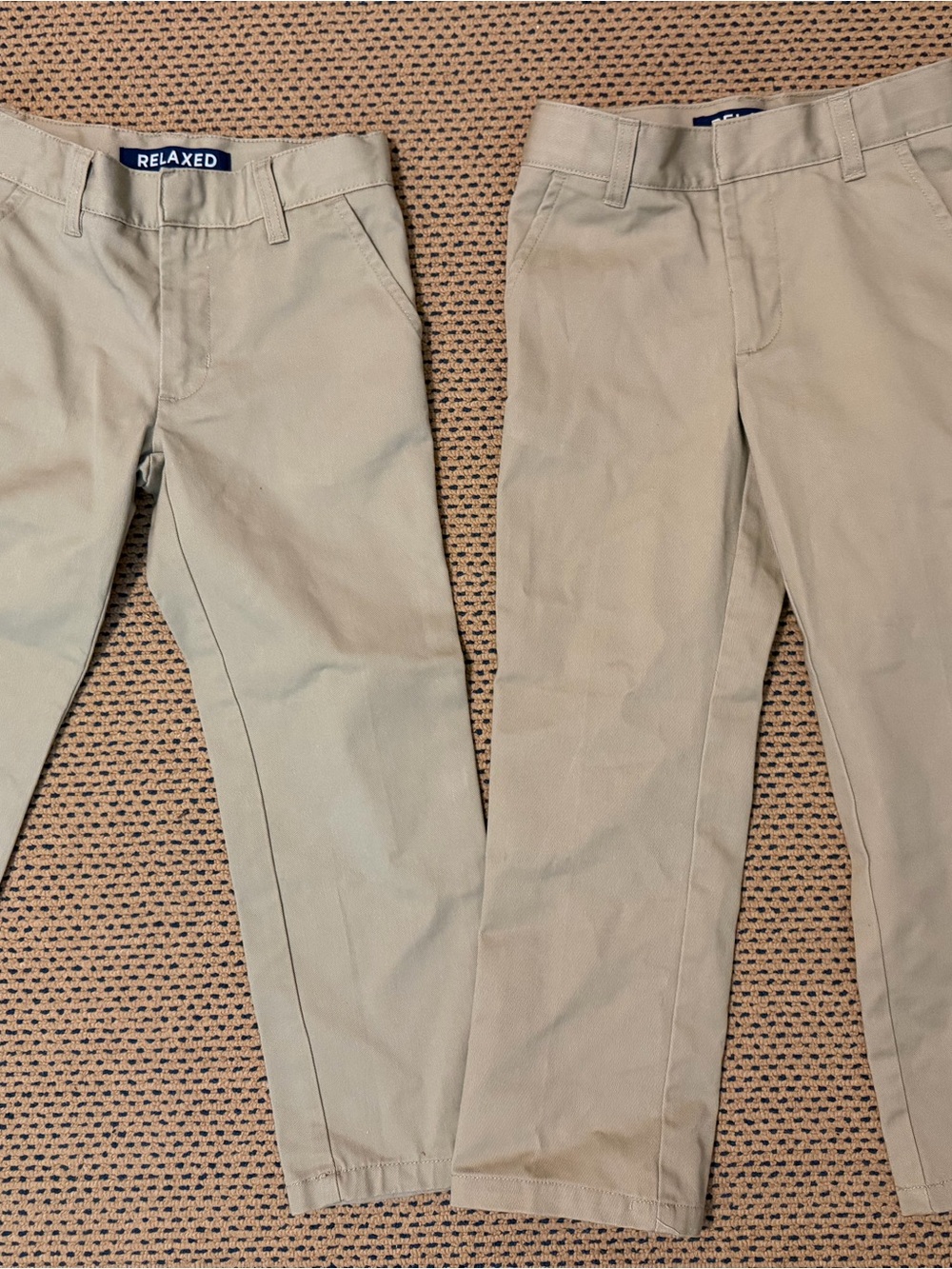 French Toast Relaxed Fit Boys Khaki Pants - Beige School Uniform Pants